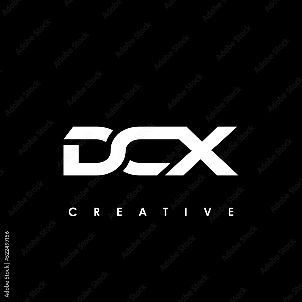 Fototapeta premium DCX Letter Initial Logo Design Template Vector Illustration