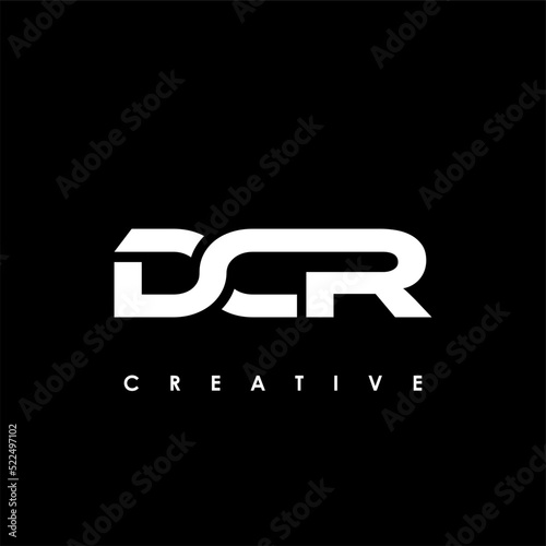 DCR Letter Initial Logo Design Template Vector Illustration photo