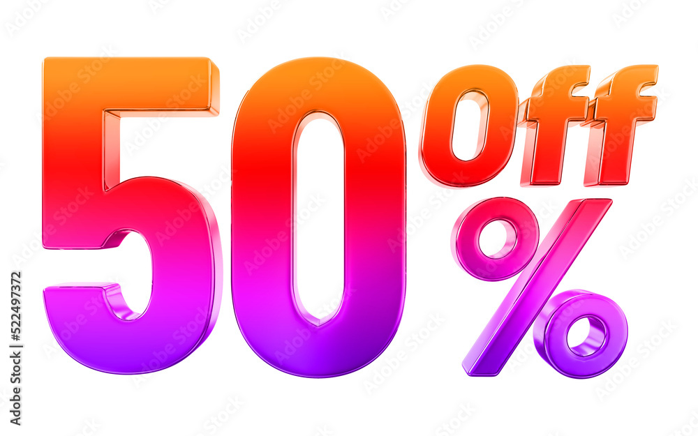rendering of a 50 discount rendering of a 50 discount