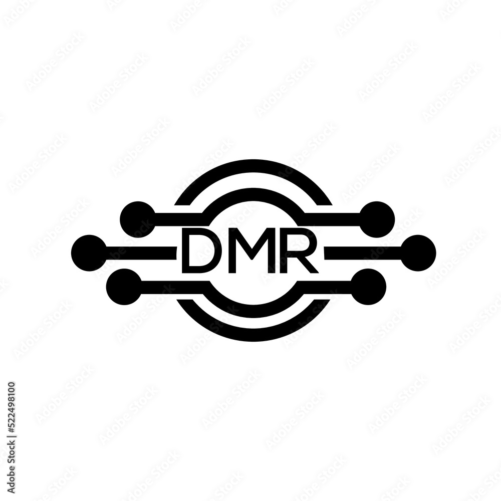 Dmr Letter Logo Dmr Best White Background Vector Image Dmr Monogram