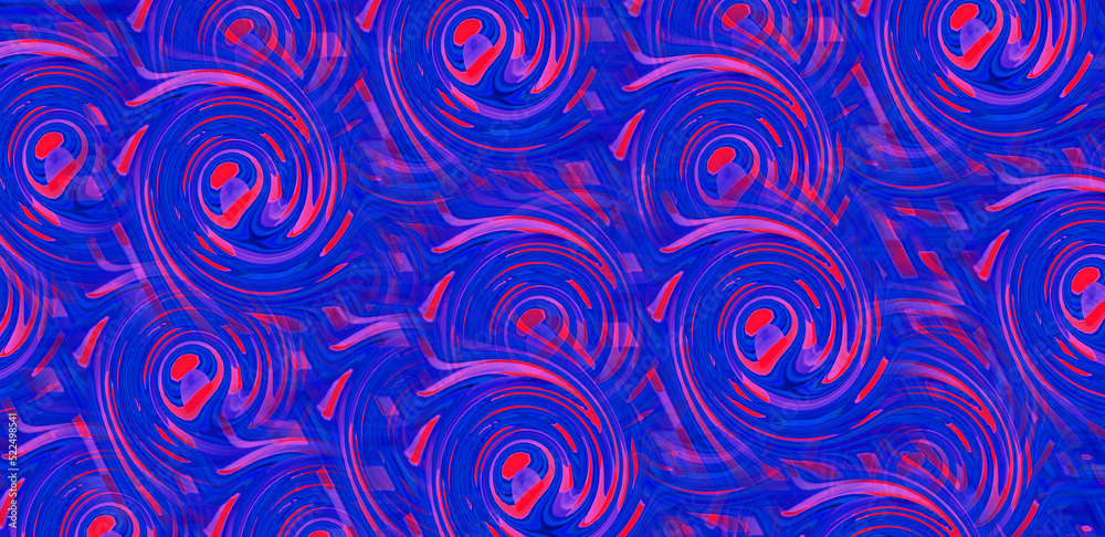 Fototapeta premium Blue abstract background. Blue dynamic shape background 