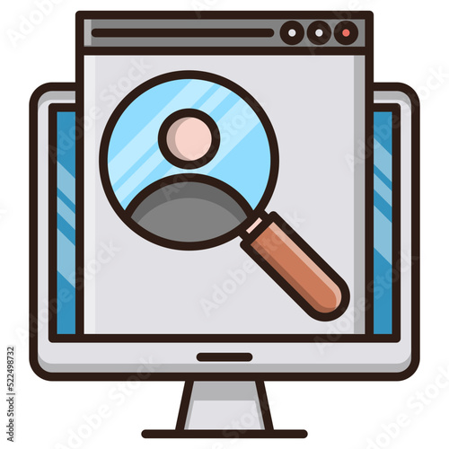 Searching information icon
