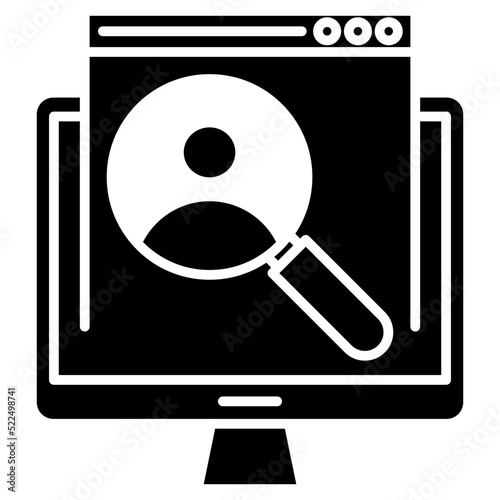 Searching information icon