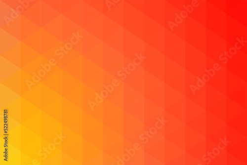 Bright Orange Red Gradient Background Triangular Pattern Polygonal Geometric Abstract Background Vector Illustration