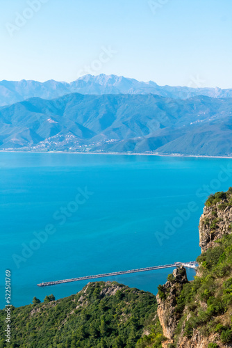 Scenic view from Yemma Gouraya National Park in Bejaia, Algeria photo