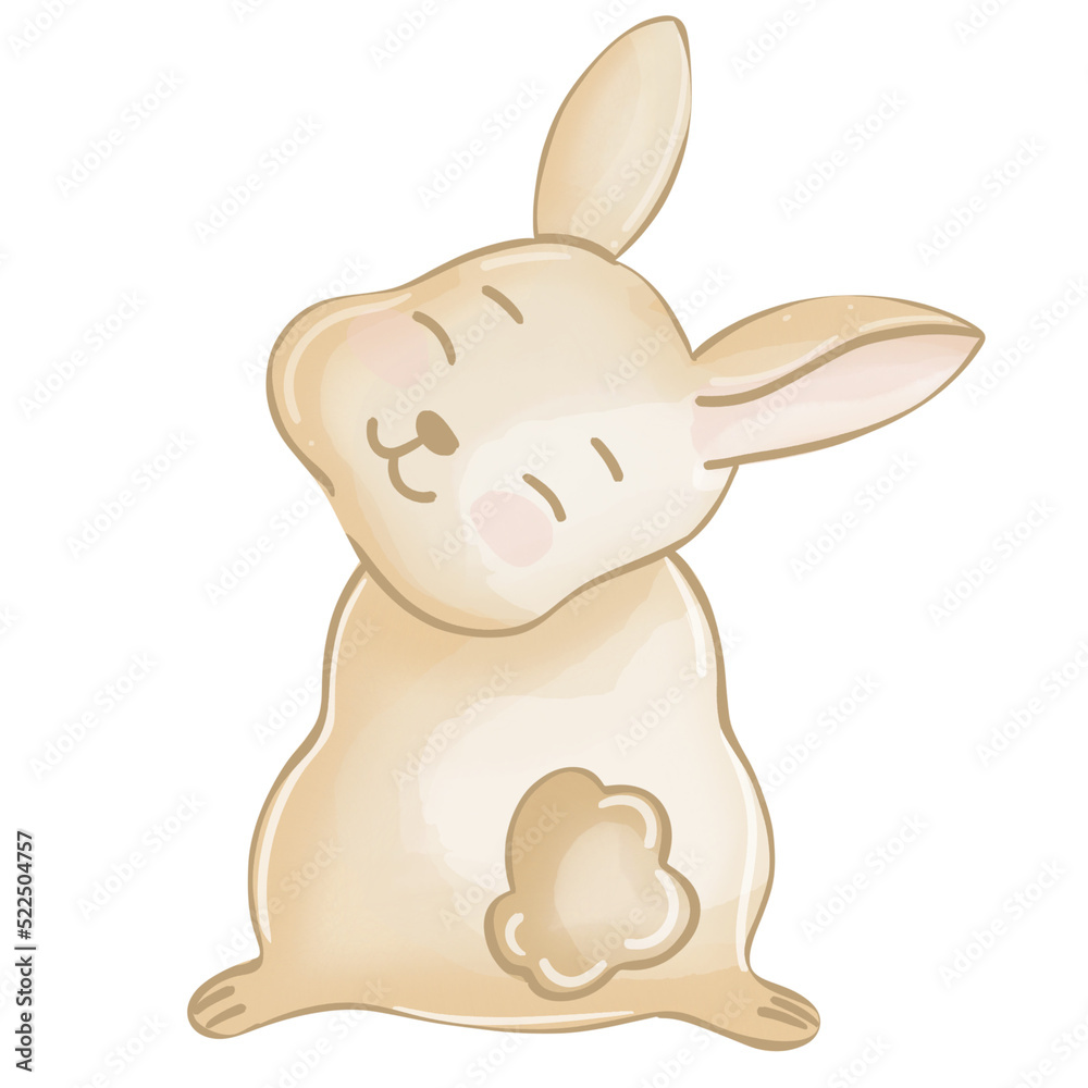 Cute Bunny watercolor