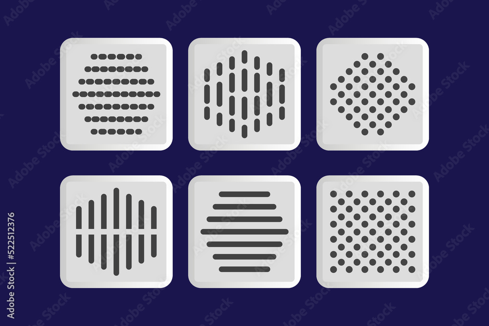 audio speaker grill design vector flat modern isolated illustration audio speaker grill design vector flat modern isolated illustration