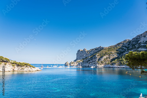 Fototapeta Naklejka Na Ścianę i Meble -  Cove in Marseille, beautiful bay in Mediterranean Sea