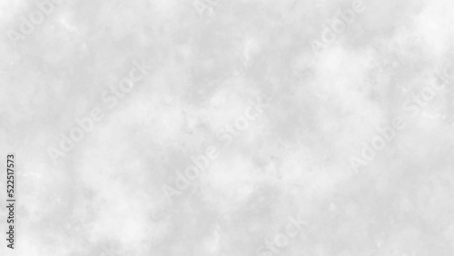 Abstract white grey tone paper texture. Watercolor marbled painting color splash design. Monochrome light texture with shade of gray color. Beautiful cloud sky on art graphics