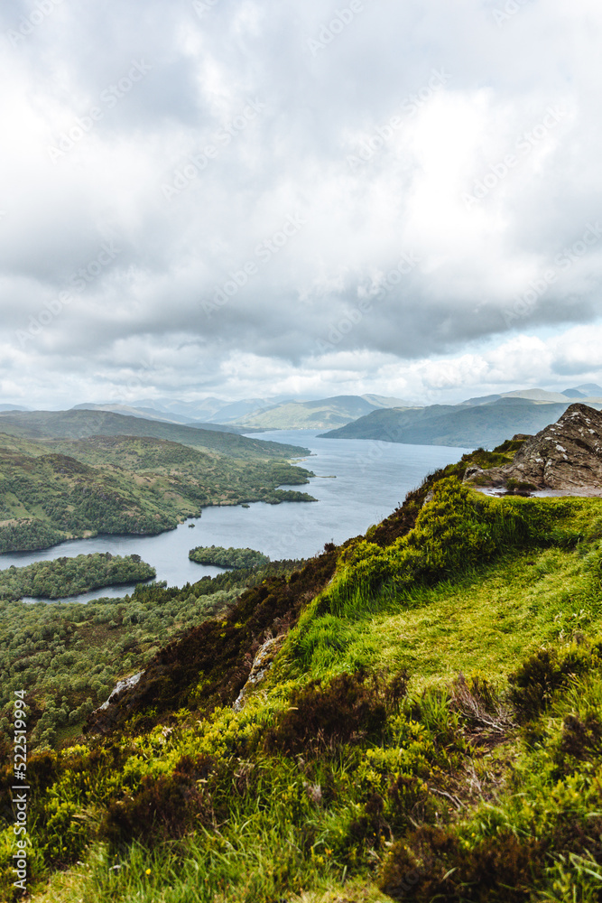 Fototapeta premium View from Ben A'an, Scotland