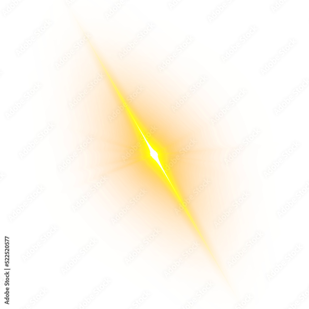 Lens flare star gold light special effect background