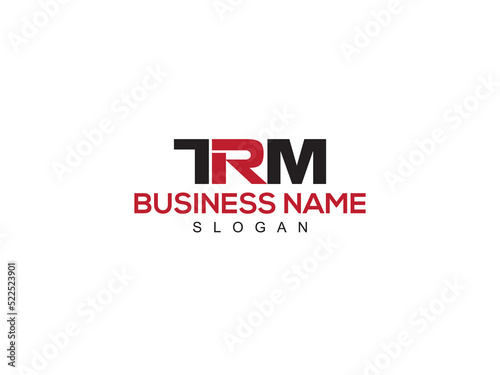 Monogram TRM t r m Logo Letter Vector Icon Design For Your Any Type Of Business photo