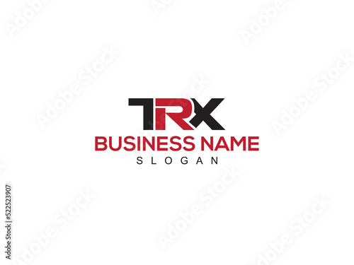 Monogram TRX t r x Logo Letter Vector Icon Design For Your Any Type Of Business