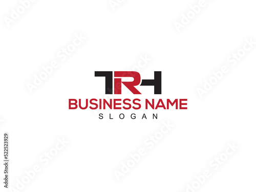 Monogram TRH t r h Logo Letter Vector Icon Design For Your Any Type Of Business photo
