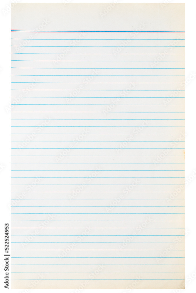 Cutout real notebook paper on white background. Back to school concept. Realistic square and lined sheet paper. Paper blank sheets of a notebook. White sheets notepapers. Cutout real notebook paper on white background. Back to school concept. Realistic square and lined sheet paper. Paper blank sheets of a notebook. White sheets notepapers.
