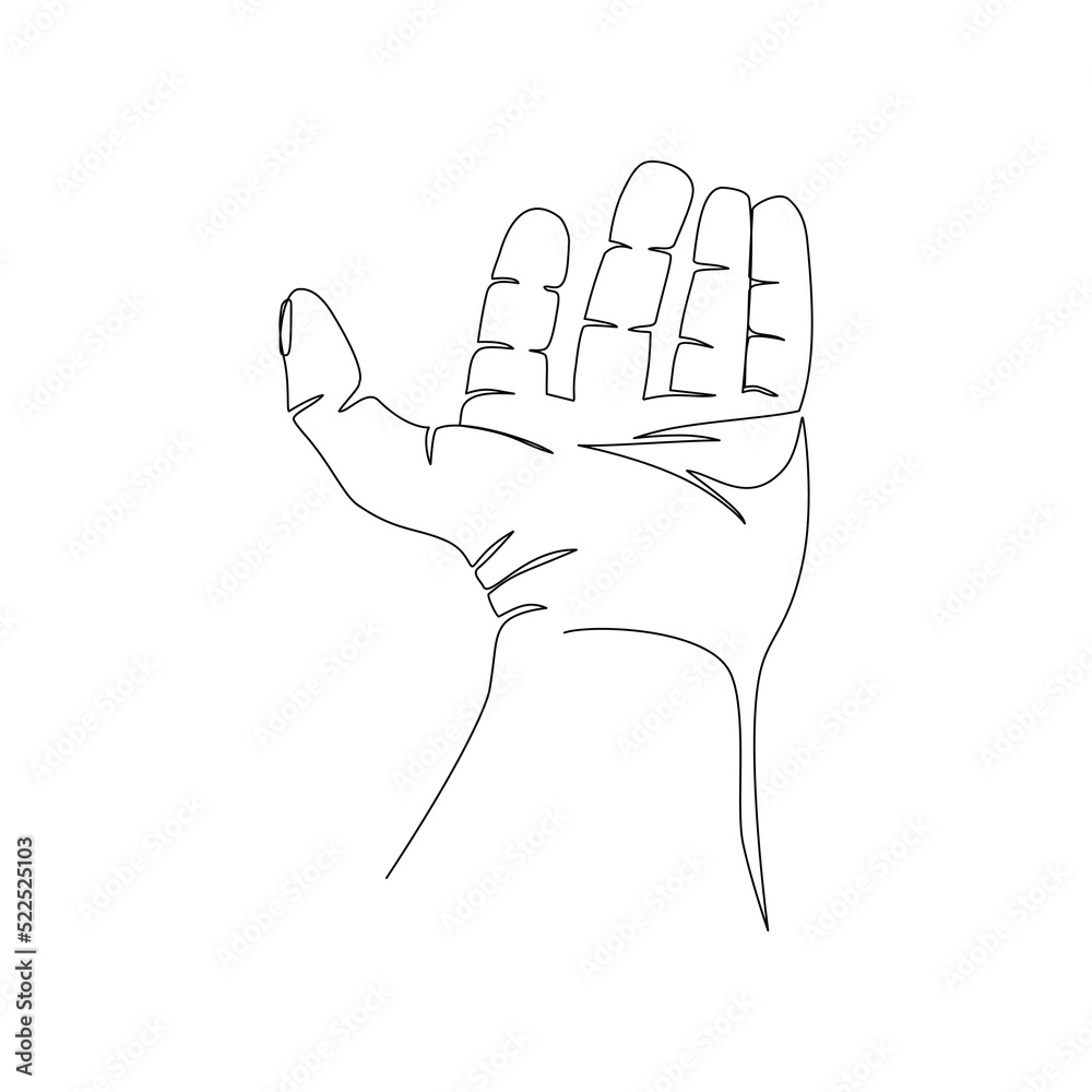 Obraz premium Vector illustration hand drawn in line art style