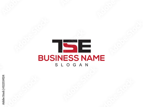 Abstract TSE Logo Icon, Colorful TS t s e Logo Letter Vector Image Design For Company Or Business