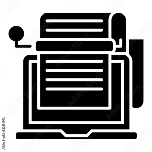 Bots copywriting icon