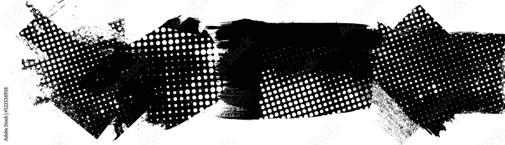 Glitch distorted geometric shape . Noise destroyed logo . Trendy defect ...