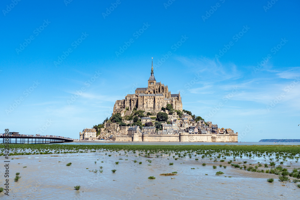 Mont Saint Michel, miracle fortress in France for thousand years.