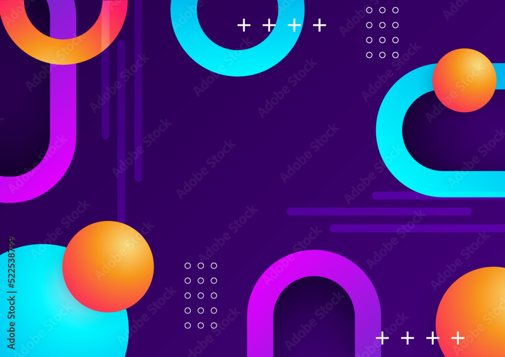 Obraz premium Modern bright vector colorful background for poster, brochure, card or flyer. Abstract colorful background texture
