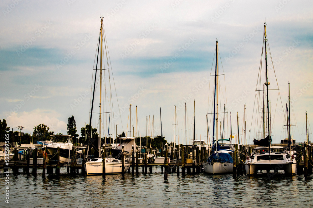 Sail Marina at Sunset