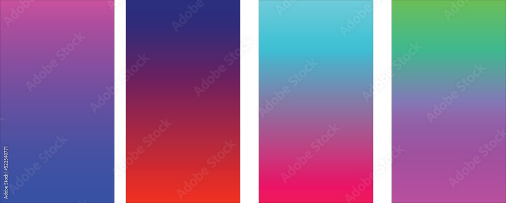 Colorful gradient background. Soft Color in trendy, Modern screen vector, Nature backdrop. illustration. for your graphic design, banner, poster, mobile app, dynamic cover, blurred Abstract bright