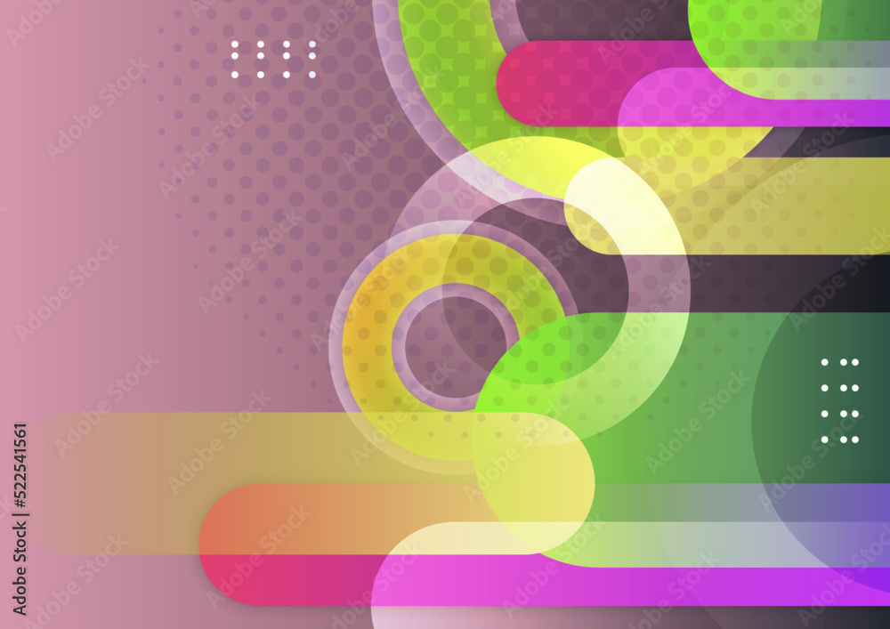 Obraz premium Abstract background with dynamic effect. Modern pattern. Vector illustration for design.