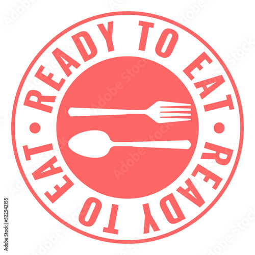 Meal ready to eat vector icon. Poster, card, banner, t-shirt design element.