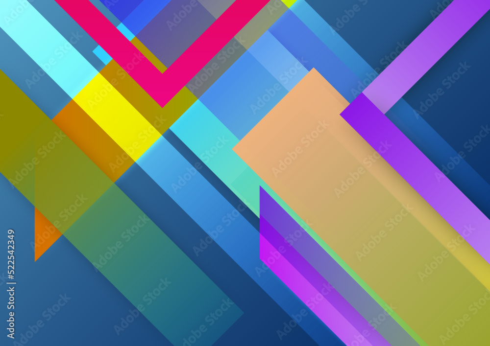 Abstract modern background gradient color. Green purple pink orange and blue gradient with geometric shapes decoration. Abstract modern background gradient color. Green purple pink orange and blue gradient with geometric shapes decoration.