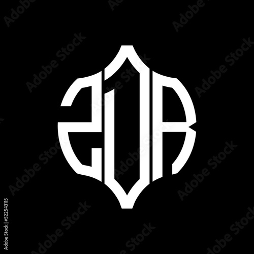 ZDR letter logo. ZDR best black background vector image. ZDR Monogram logo design for entrepreneur and business.
 photo