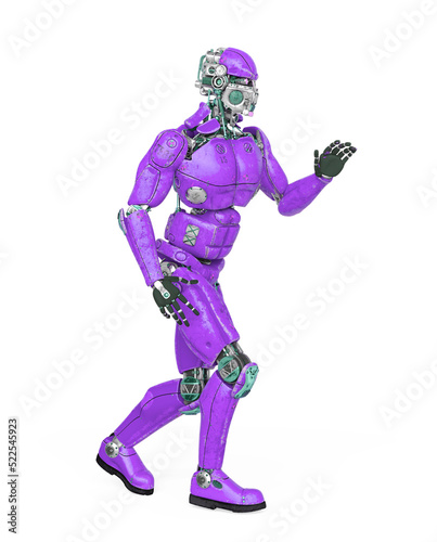 robot test is walking © DM7