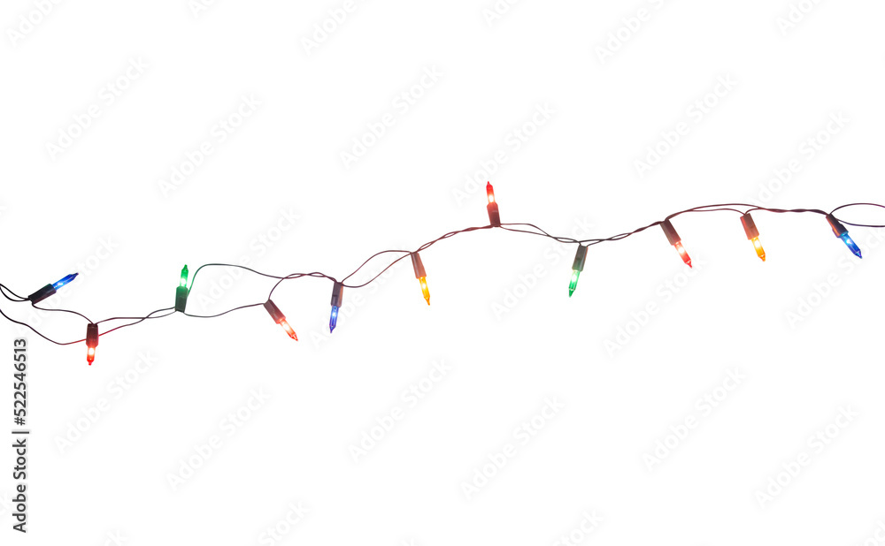 String of christmas lights String of christmas lights
