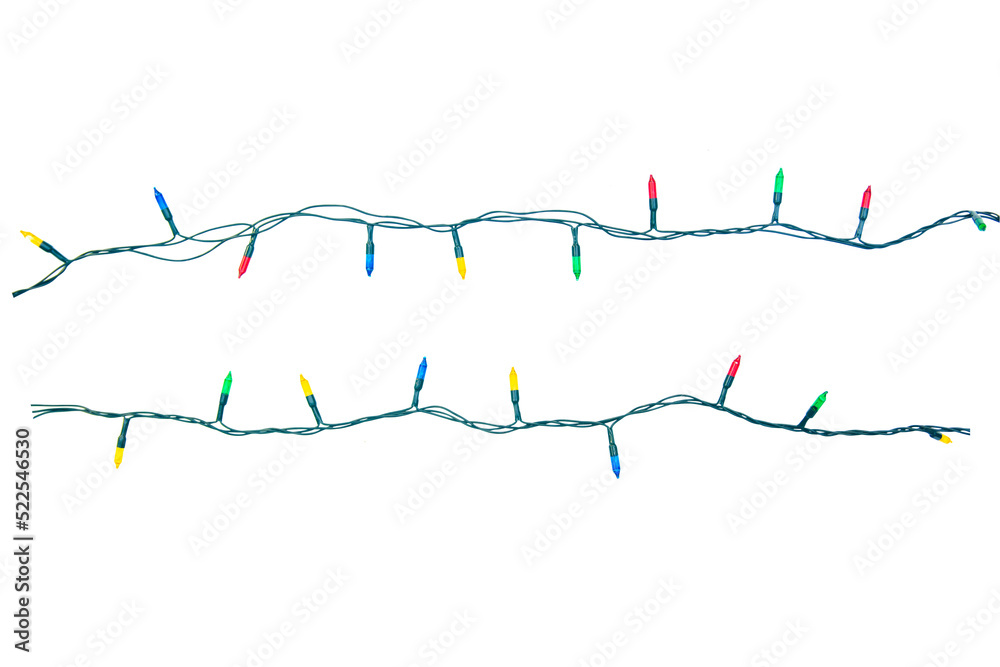 String of christmas lights String of christmas lights