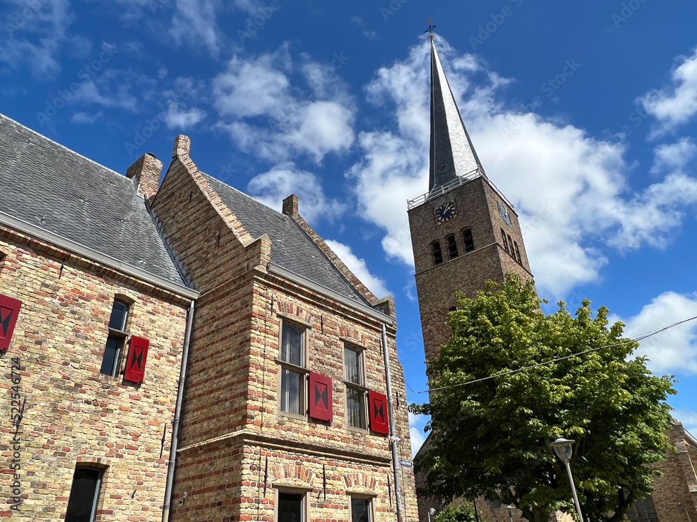 Architecture in the old city of Franeker
