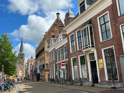 Street in the old city of Franeker