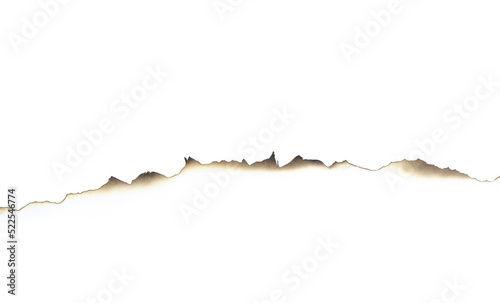 Paper burned old grunge