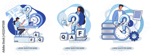 Ladge question mark metaphor. Problem and solution concept, question mark. Ask questions and receive answers. Online support center. Solving complex issues, why sign forum. FAQ frequently asked help