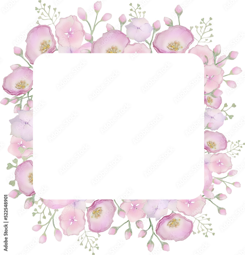 sample wedding card inventation flowerd rose vector