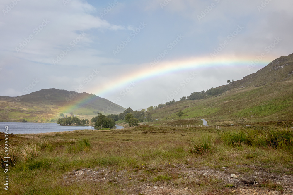 Rainbow over the Scottish Highlands Rainbow over the Scottish Highlands