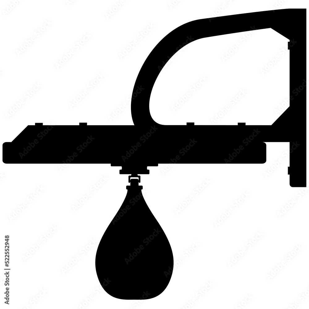 Punching ball, speed ball platform with wall mounting for box training