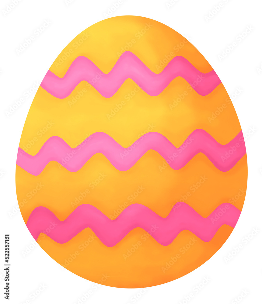 Easter egg cartoon icon Easter egg cartoon icon