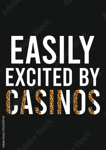 Casino Half Leopard Print T-shirt