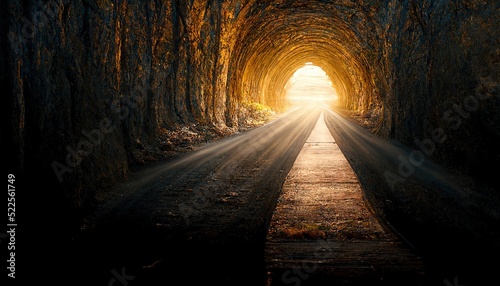 The Light at the End of the Tunnel.The Light at the End of the Tunnel.