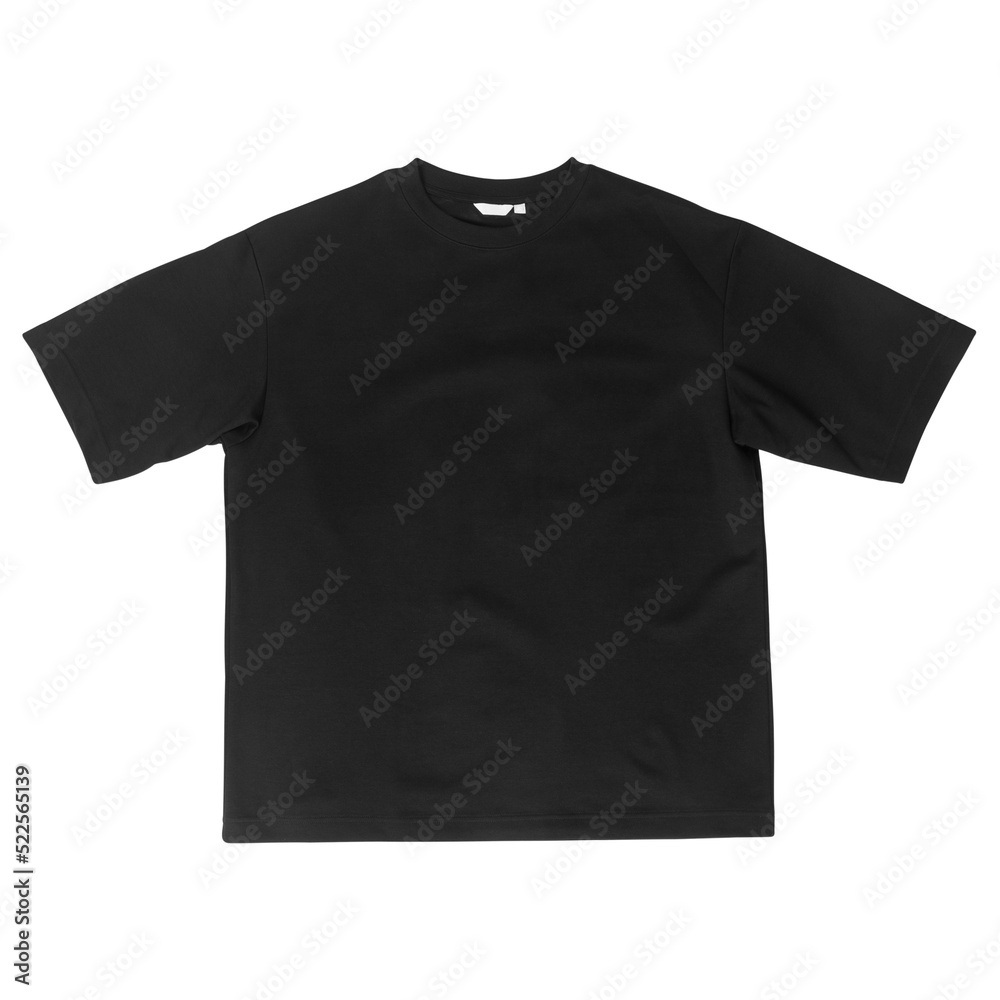 Black oversize t-shirt mockup, Design Template. Black oversize t-shirt mockup, Design Template.