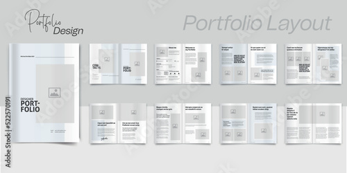 Minimal Designer Portfolio Modern Interior Portfolio Layout