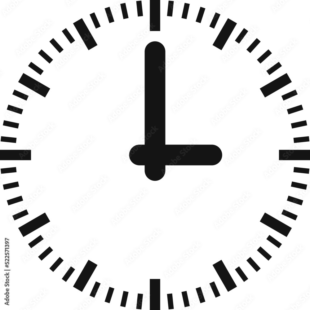 round-time-scale-icon-clock-black-symbol-stock-vector-adobe-stock