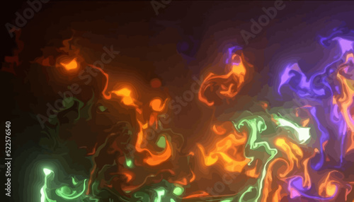 fluid paint background naturally