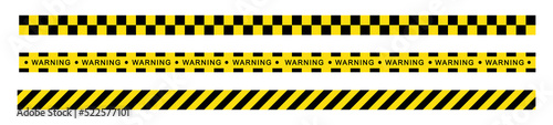 Police line icon. Cross caution icon. Warning line, icon vector illustration © Combotec