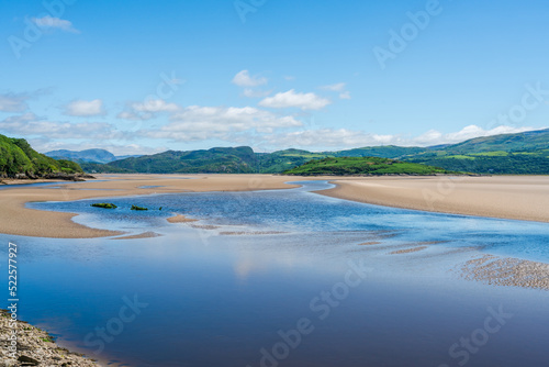 Dwyryd Estuary in Gwynedd, North Wales, UK